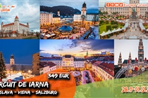 Circuit de CRĂCIUN •  Bratislava •  Viena •  Salzburg •  4 zile (Joi 28 Noiembrie  - Duminica 1 Decembrie 2024) - 349 Eur