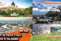 CIRCUIT de PASTE - 3 zile la Viena si Salzburg (Sâmbătă 04 - Luni 06 Mai) - 299 Eur - plecare din Timisoara si Arad