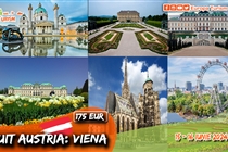 Excursie • Viena 2 zile (Sâmbătă 15 Iunie -  Duminică 16 Iunie) • 175 Eur •  Plecare din Timisoara si Arad