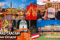 Târg Crăciun Viena • 2 zile (Sâmbătă 14 Noiembrie -  Duminică 15 Noiembrie 2026) • 175 Eur • Plecare din Timișoara si Arad
